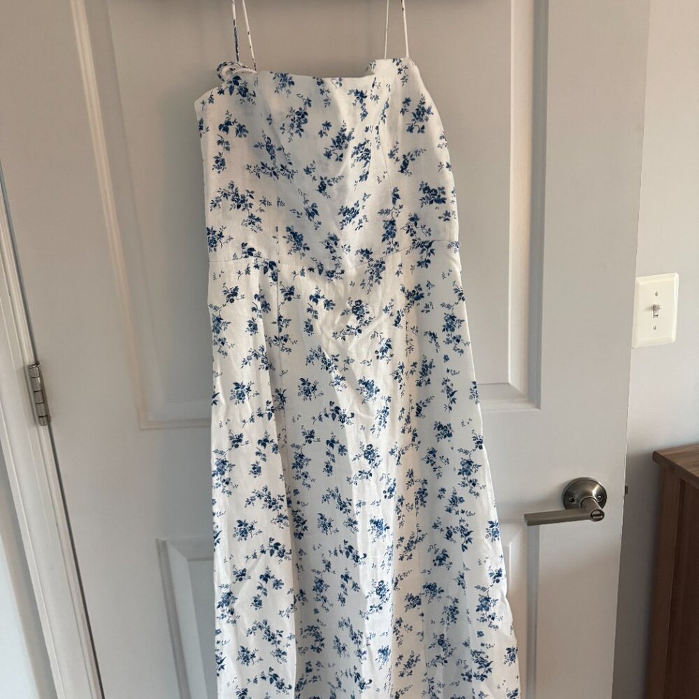 Reformation Christen Linen Dress Orlya